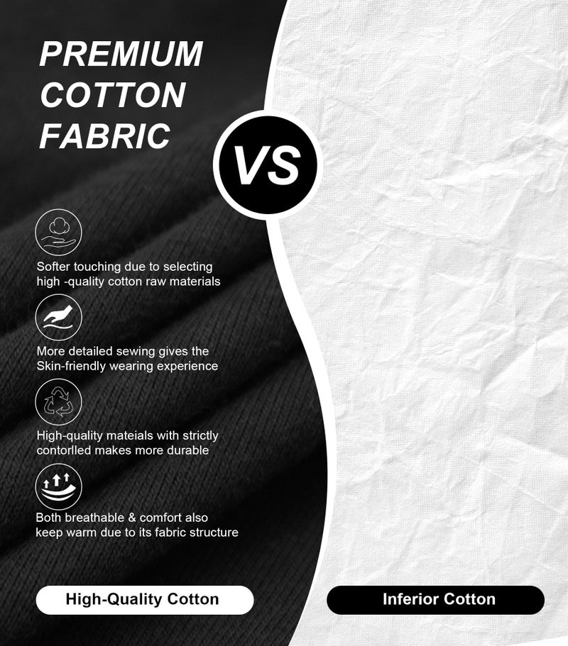 COLORFULLEAF Men's 100% Cotton Pajamas Set Button Down Sleepwear Short Sleeve and Long Pants Pjs (Black,XL) - Image 4